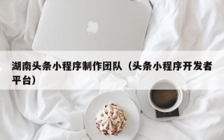 分宜湖南头条小程序制作团队（头条小程序开发者平台）